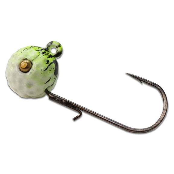 Kalin's Pendu Sling Blade Jig, 1/4oz, Chartreuse Splash, 2-Pack
