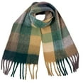 thumbnail image 1 of Kaliqueen Blanket Scarf for Women Oversized Tassel Soft Fall Winter Warm Thick Scarf Multicolor Fashion Long Neck Wraps Scarf, 1 of 2