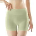 thumbnail image 1 of Kaliqueen Cotton Boy Shorts Underwear for Women High Waisted Seamless Anti Chafing Panties Breathable Comfortable Solid Color Full Coverage Briefs, 1 of 9