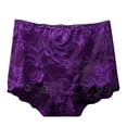 thumbnail image 1 of Kaliqueen Sexy Underwear Panties for Women Mesh Lace Knitted Seamless Butt Lifting Breathable Underwear Plus Size Comfortable Briefs, 1 of 4
