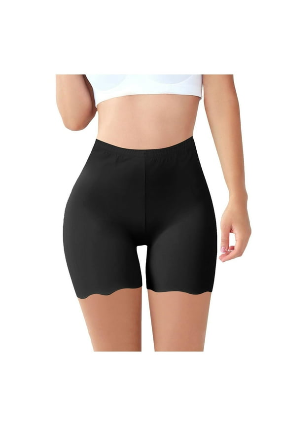 Tummy Control Shapewear for Women Comfort High Waisted Seamless no Rolling Thigh Slimmer Panties Plus Size Solid Color Comfortable Under Dresses Leggings Pants