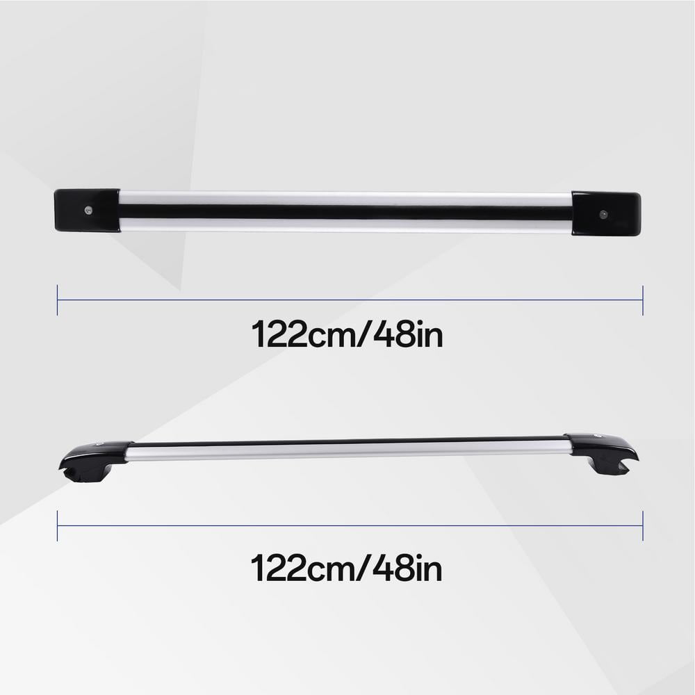 Kalkiam Car Racks for Roof Aluminum Car Luggage Rack Cargo Carrier