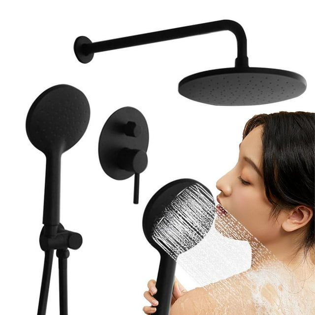 Kalkiam Shower Head System Embedded High Pressure Rainfall Shower