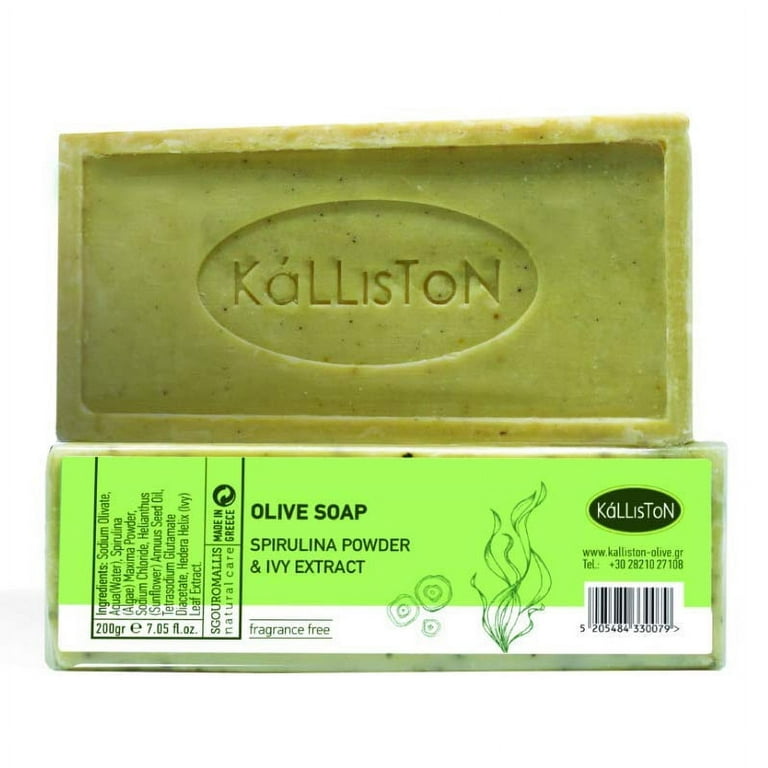 https://i5.walmartimages.com/seo/Kalliston-OLIVE-SOAP-SPIRULINA-POWDER-IVY-EXTRACT-Olive-Soaps-Herbs-Collection-For-Detoxifying-Cleansing-Born-Greece-FREE-PUMICE-STONE-200g-soft-bar_c0a4a772-44d5-42dd-b7a3-b8467d5563d4.3c213229b935b90806220799a417ad89.jpeg?odnHeight=768&odnWidth=768&odnBg=FFFFFF