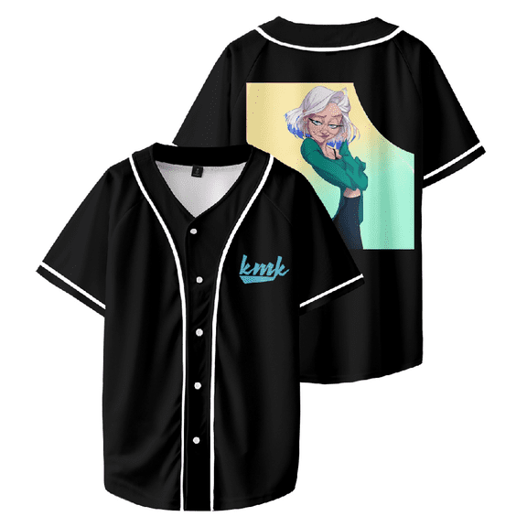 Kallmekris Baseball Uniform Casual Fashion Short Sleeve Cosplay Baseball Clothes