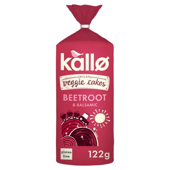 Kallo Beetroot & Balsamic Veggie Cakes