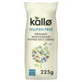 thumbnail image 1 of Kallo Organic Natural Puffed Rice Wholegrain Cereal 225 G (pack Of 4), 1 of 1