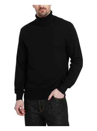 Black turtleneck 2024 mens walmart