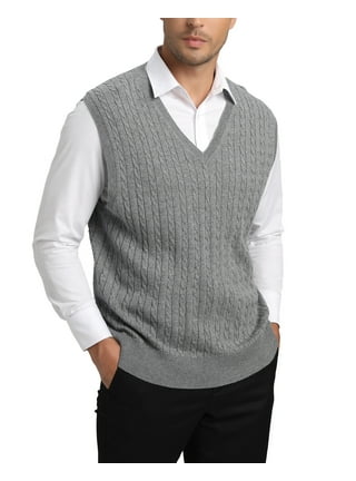 Mens Sweater Vests Ivory Sweaters
