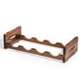 thumbnail image 1 of Kalmar Home  Acacia Wood Stackable 4-Bottle Wine Rack, 1 of 3