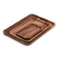 thumbnail image 1 of set of 3 Acacia Plates - 1 each size, 1 of 2