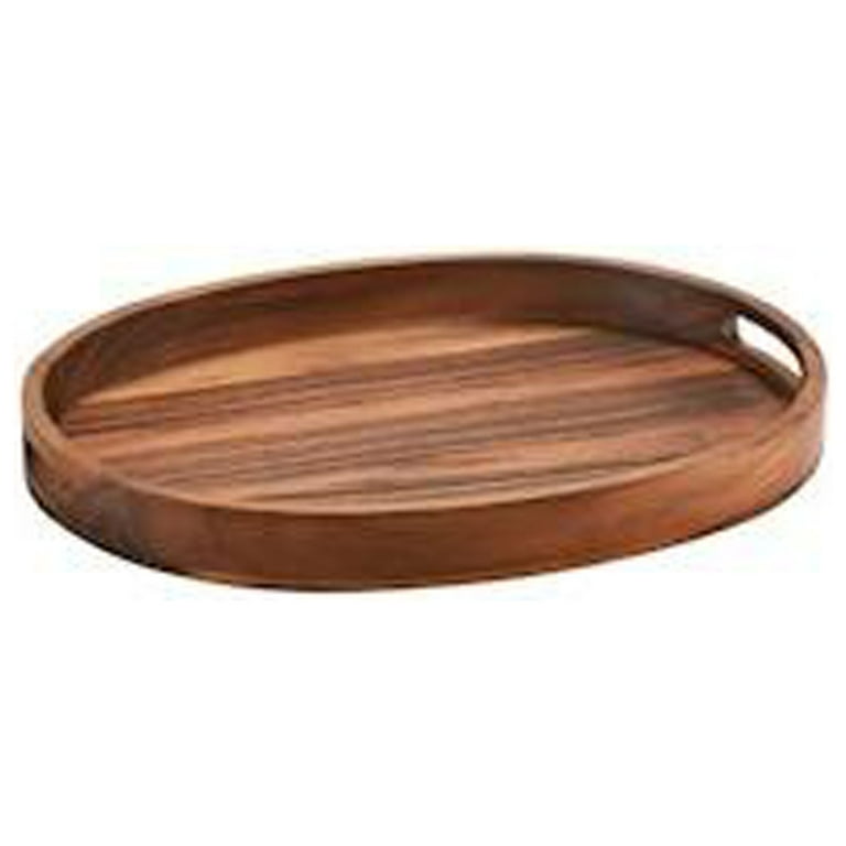 Majestic Gifts European Glass Oval Serving Tray/ Platter - 8" Long, 3