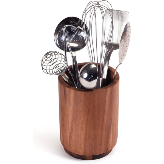 Rotating Lazy Susan Utensil Holder
