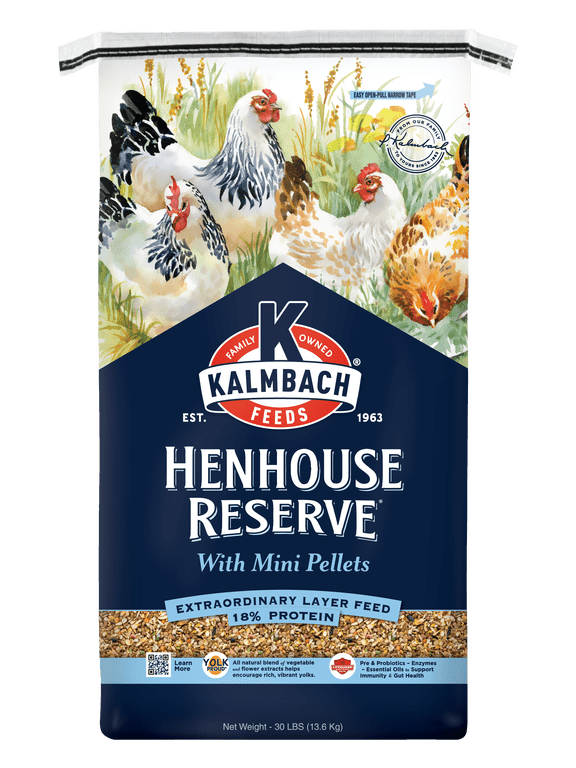 18% Henhouse Reserve Extraordinary Whole Grain Layer Feed for Chickens 30 lb bag