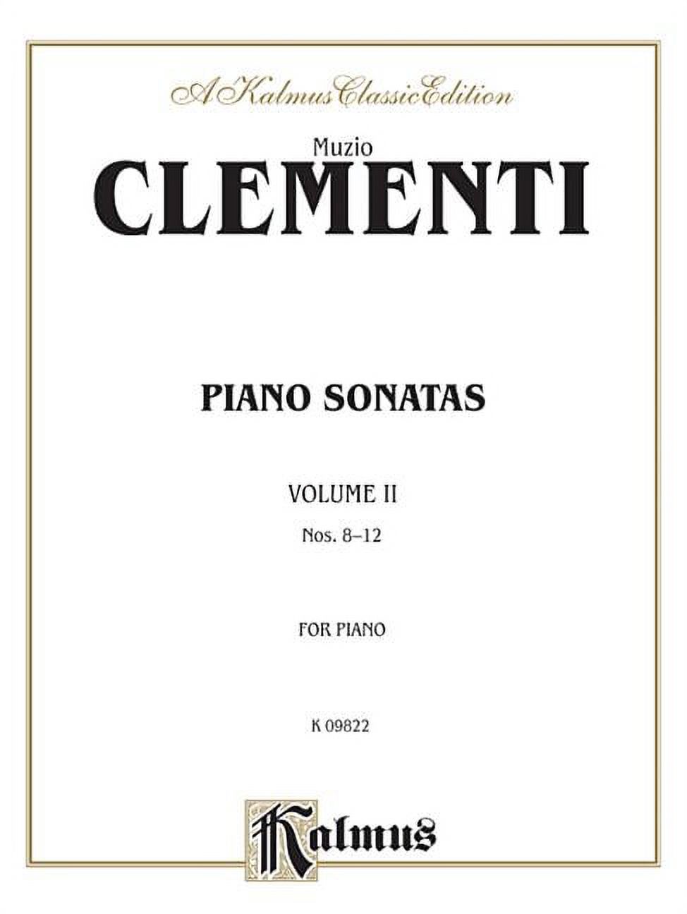 Kalmus Edition: Piano Sonatas, Vol 2 (Other)