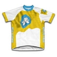 thumbnail image 1 of Kalmykia Flag Short Sleeve Cycling Jersey  for Women - Size 2XL, 1 of 3