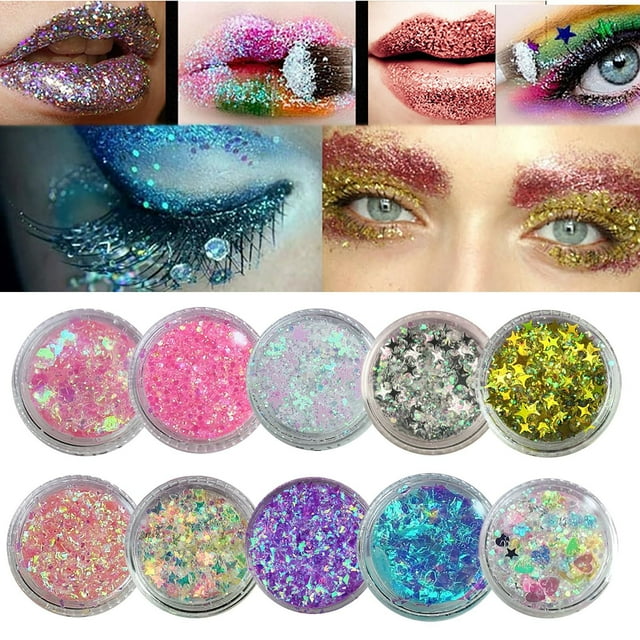 Kaloaede Body Glitter Gel Concerts Music Festival Rave Accessories Face
