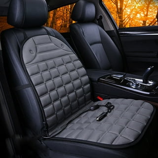 KINGLETING Heated Seat Cushion with Pressure-Sensitive Switch,Heated Seat  Cover for Winter(Black)