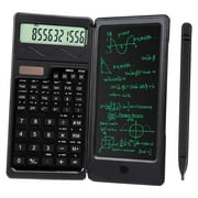 Kaloaede Scientific Calculators for Students 10 Digit LED Solar/Battery Power Math Calculator with Notepad and Pen for Middle High School& College… Clearance Deals