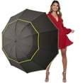 thumbnail image 1 of Kalolary 62 Inch Extra Oversize Large Compact Golf Umbrella，Double Canopy Vented Windproof Waterproof Stick Umbrellas for women & men, 1 of 8