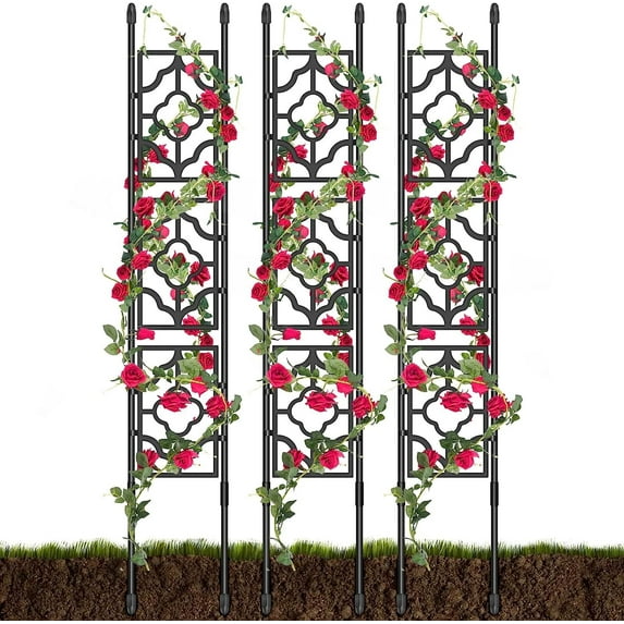 Kalolary Garden Trellis for Climbing Plants, Rustproof Vine Support Frame for Outdoor & Indoor Use, Ideal for Fruits, Vegetables, Flowers, and Potted Plants