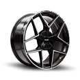 thumbnail image 1 of Kalon Falcon 201 20x8.5 +38 Gloss Black Machined Face Wheel 5x112 5x120 (QTY 1), 1 of 2