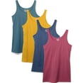 thumbnail image 1 of Kalon Women's 4-Pack Modern Shelf Bra Cami Base Layer, 1 of 6