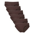 thumbnail image 1 of Kalon Women's 6 Pack Hipster Brief Nylon Spandex Underwear, 1 of 5