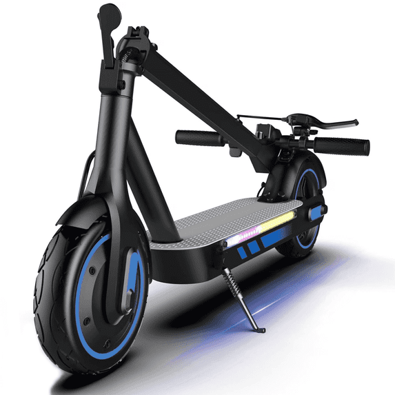 Electric Motorized Scooter for Adults Foldable,Fast Speed 25mph and Long Range 30miles 10" Solid Tires Teens E-Scooter for Commuter,600W Motor