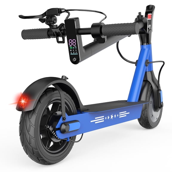 Electric Scooter for Adults,Fast Adult Scooter Electric 25 MPH,Long Range Motorized E Scooter Foldable 350W for Commuting,10" Solid Tires