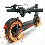 Portable Foldable Adults Electric Scooter for Teens,Fastest High Speed 25mph,Long Range 25Miles,500W Lightweight Escooter for Commuting,10" Air Tires