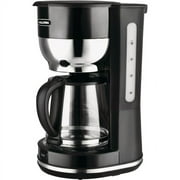 Kalorik Mid-Century 10 Cup Retro Coffee Maker, Black