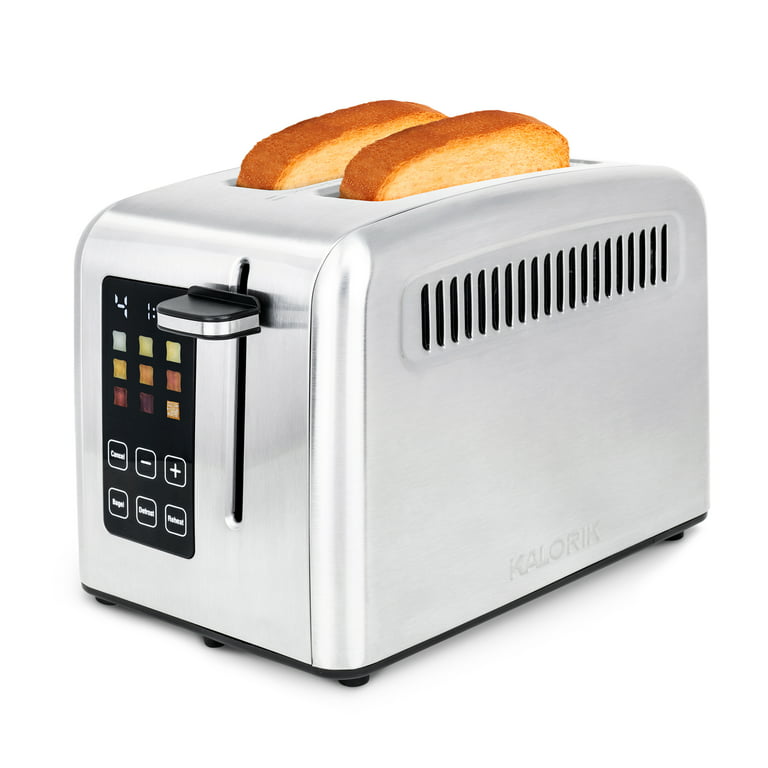 2 Slice Toaster, Stainless Steel, Digital