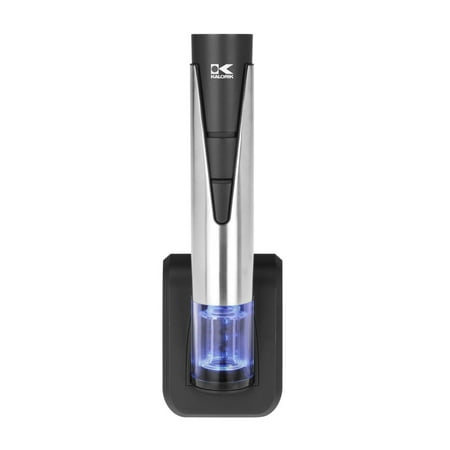 Kalorik - 2-in-1 Rechargeable Wine Opener - Stainless Steel
