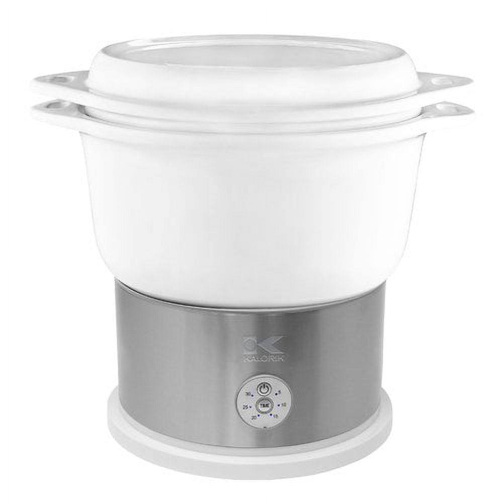 Euro Cuisine FS3200 Stainless Steel Electric Food Steamer - Euro Cuisine Inc