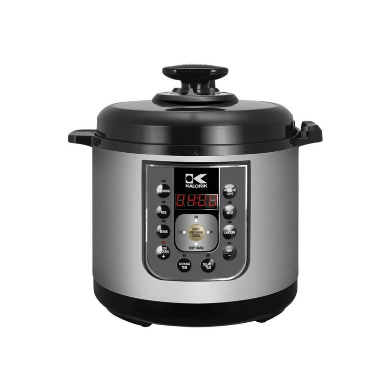 Perfect Sear 6.25 Qt. Black Stainless Steel Electric Pressure Cooker Perfect Sear 6.25 Qt. Black Stainless Steel Electric Pressure Cooker