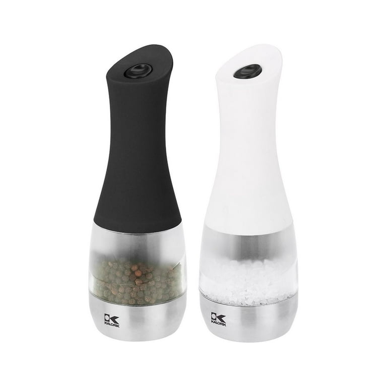 https://i5.walmartimages.com/seo/Kalorik-Contempo-Stainless-Steel-Black-and-White-Electric-Salt-and-Pepper-Grinder-Set_c2f8ff17-11bd-4b4f-9f2a-da3b5d102fa7.1265699cc922641a549312b03aabc5d0.jpeg?odnHeight=768&odnWidth=768&odnBg=FFFFFF