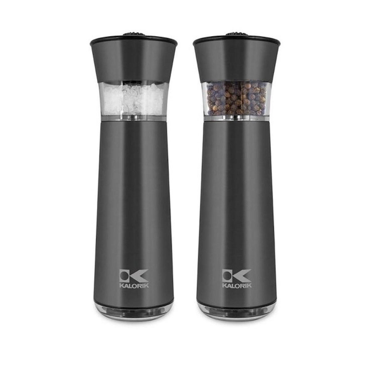 PreOwned Kalorik Easygrind Electric Gravity Salt and Pepper Grinder