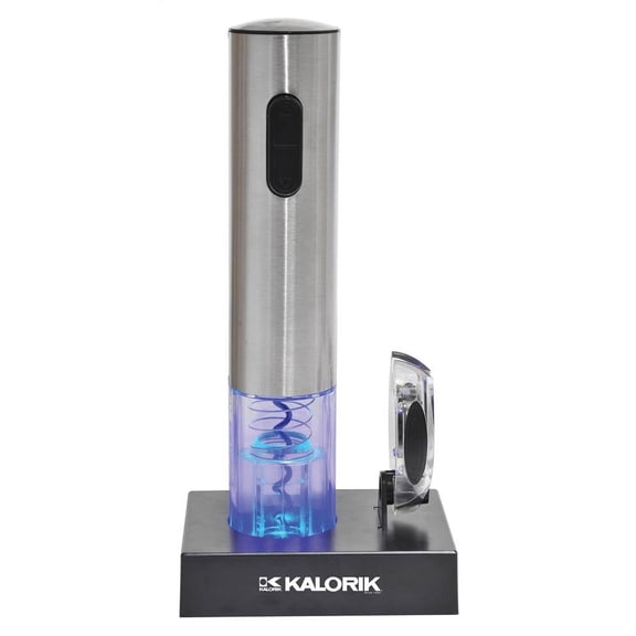 Kalorik Electric Wine Bottle Opener, Stainless Steel