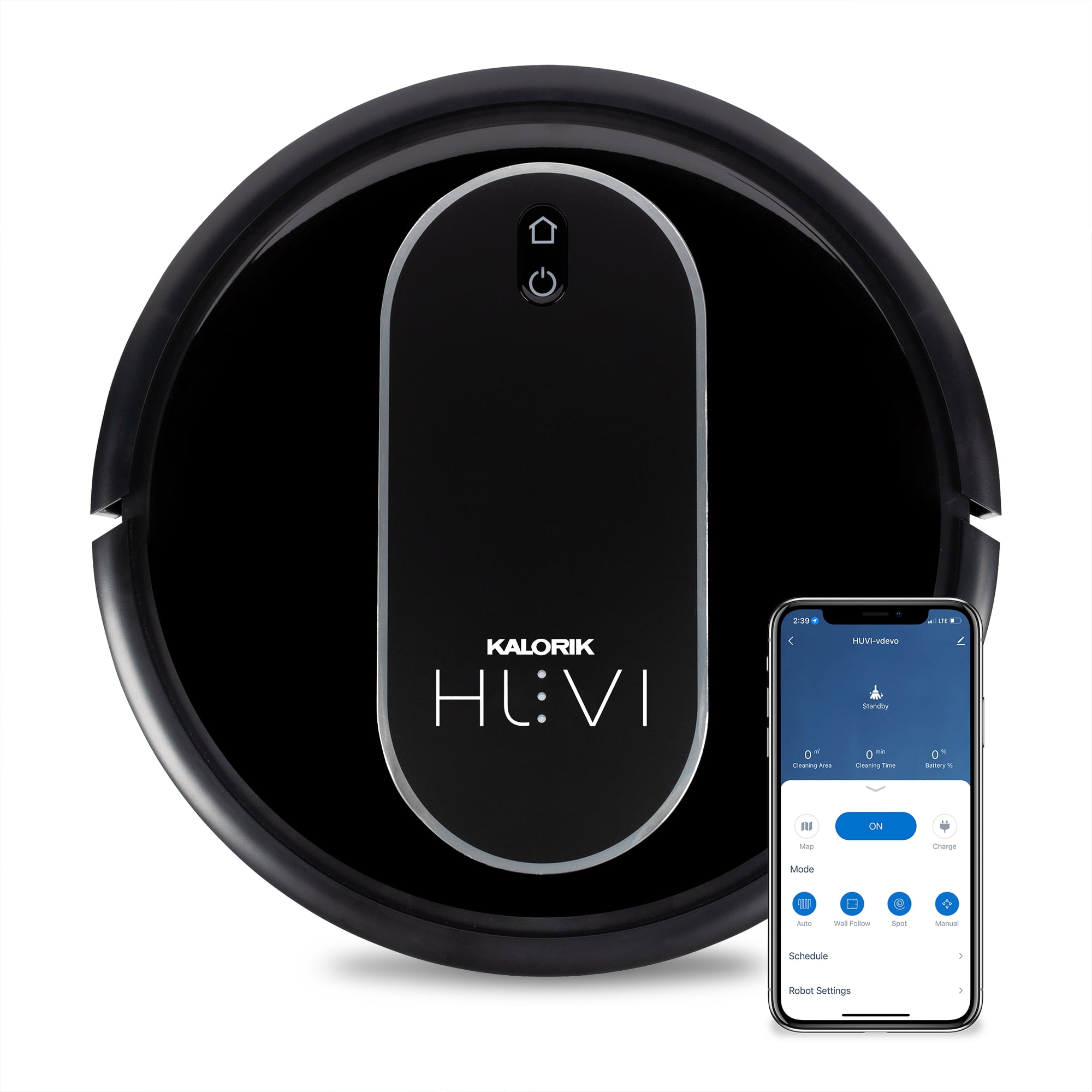 Kalorik Home HUVI® R1 Robotic Vacuum Cleaner, Smart Automatic Control