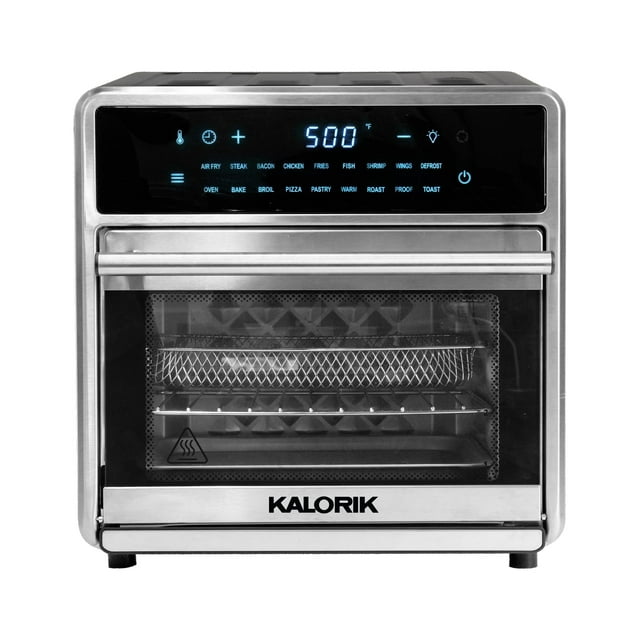 Kalorik MAXX® Touch 16 Quart Air Fryer Oven and Grill, Stainless Steel