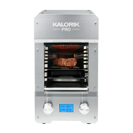 Kalorik - Pro 1500 Indoor Electric Steakhouse Grill - Stainless Steel