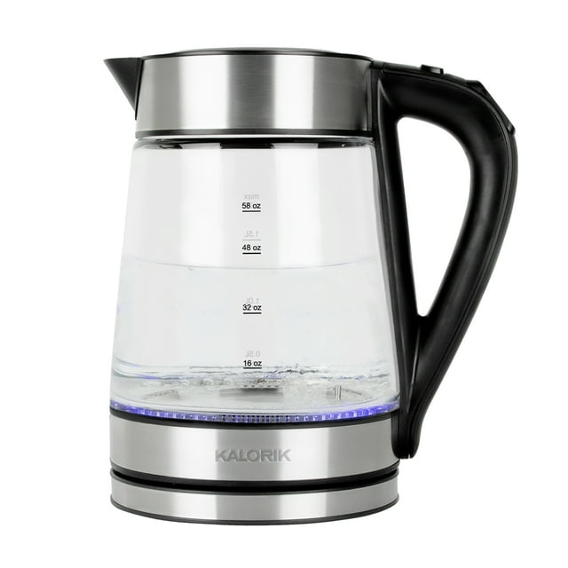 Kalorik Rapid Boil Electric Kettle JK 45907 Stainless Steel - Walmart.com