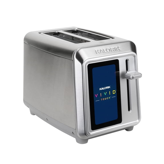 Kalorik Vivid Touch 2-slice Toaster with High Resolution Touchscreen, in Stainless Steel (TO52622SS)