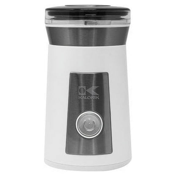 Kalorik White and Stainless Steel Coffee and Herb Grinder