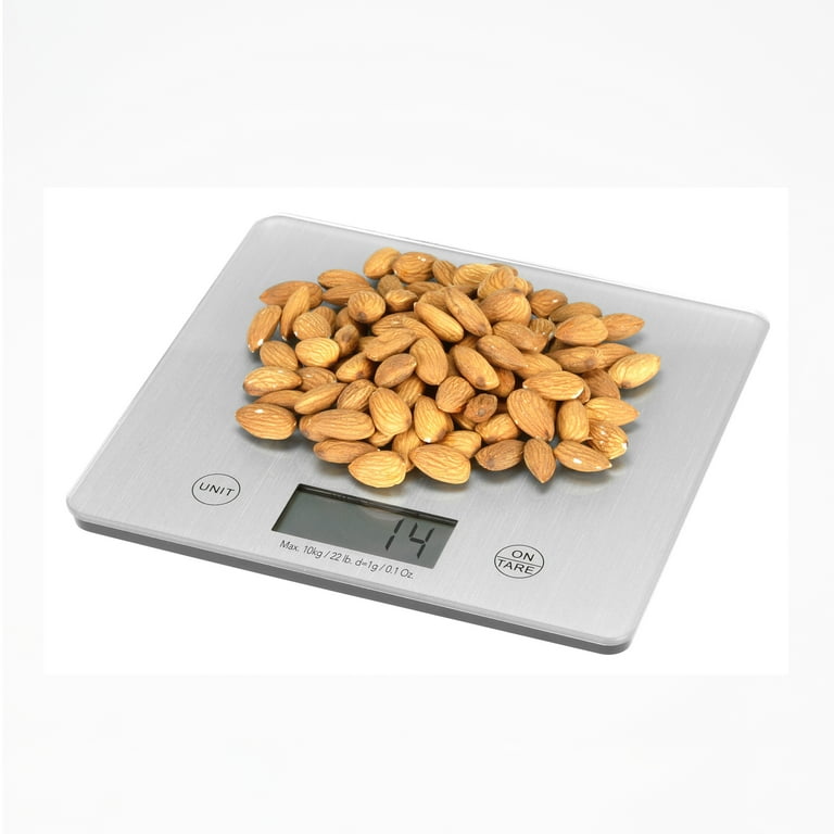 Digital Kitchen Food Scale, Multifunction Capacity 22lbs(10kg), Size: One size, Silver