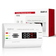Kalrin Carbon Monoxide Detector with 10 Year Life, LED Display CO Alarm Detector Built in 360° Precision Sensors, Conforms to UL and EN 50291 Standard
