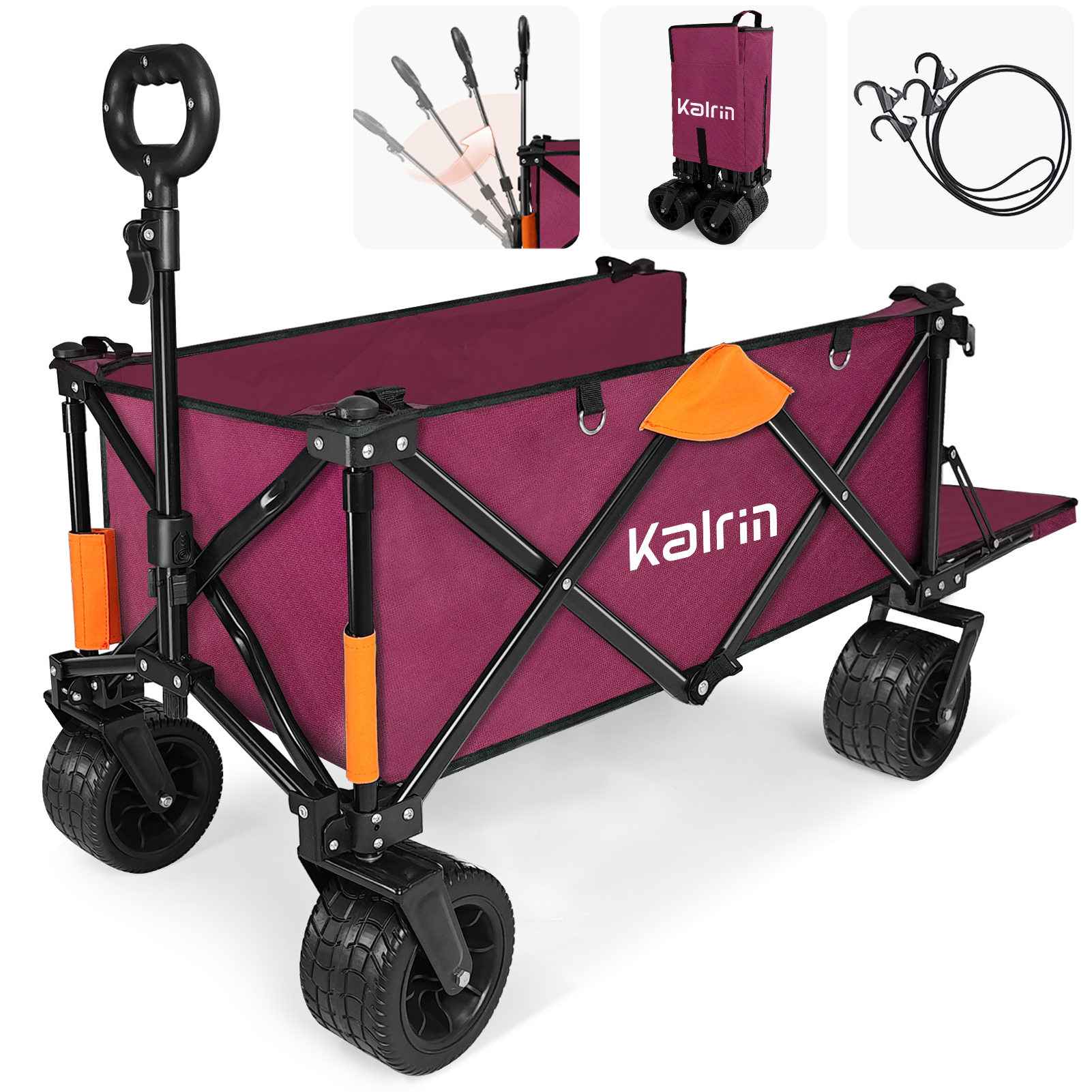 Creative Outdoor Distributor 900178 Allterrain Folding Wagon (Red