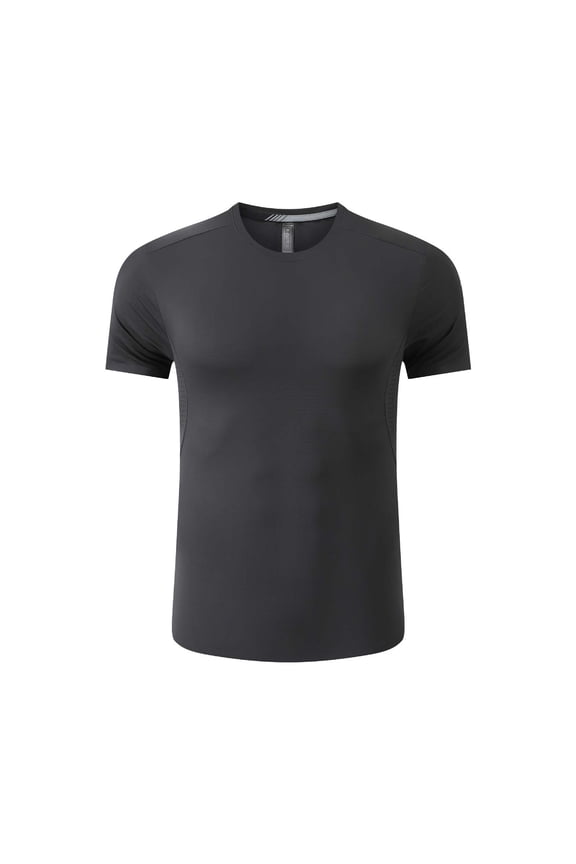 Kaluayu Mens Silk T Shirt Soft Undershirt Summer Comfort Breathable Tee Workout Top Casual Sleep Wear No Shrink,Great Gift