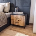 thumbnail image 1 of Kalune Design - Felicita - Anthracite, Pine Nightstand, 1 of 5